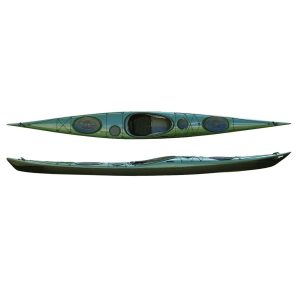 Splint Sea Play 535 elite Green. Sea kayak fiberglass-carbon