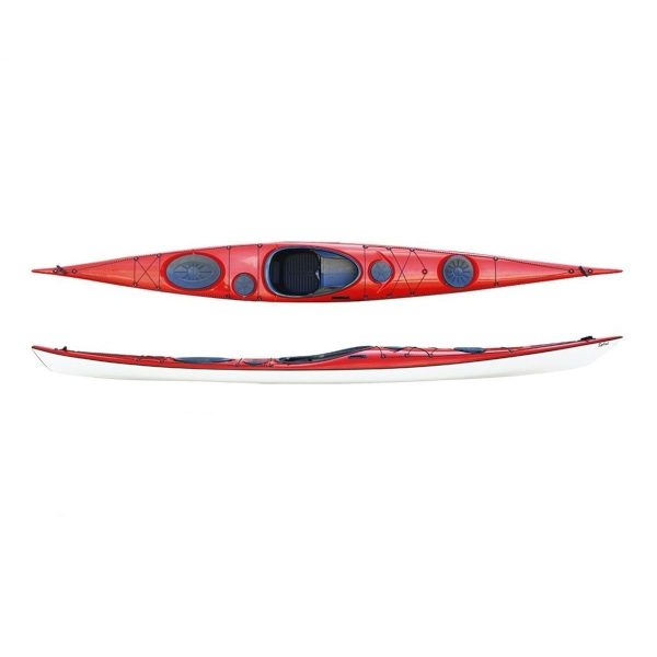 Splint Sea Play 510 elite red. Sea kayak fiberglass-carbon