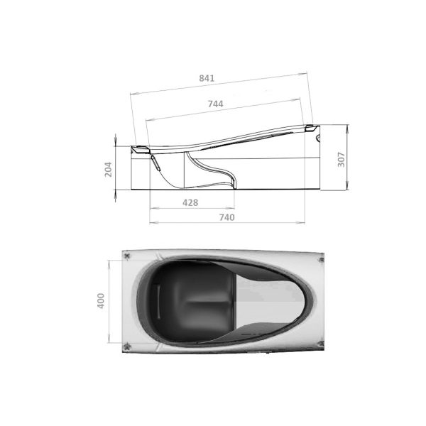 Splint Sea Play 510 full-Carbon. Sea kayak - Image 7