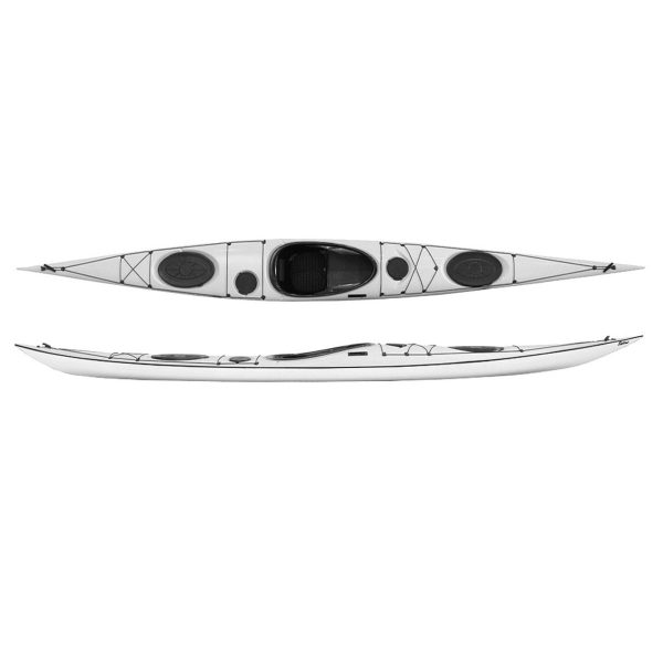 Splint Greenland elite white. Sea kayak fiberglass-carbon